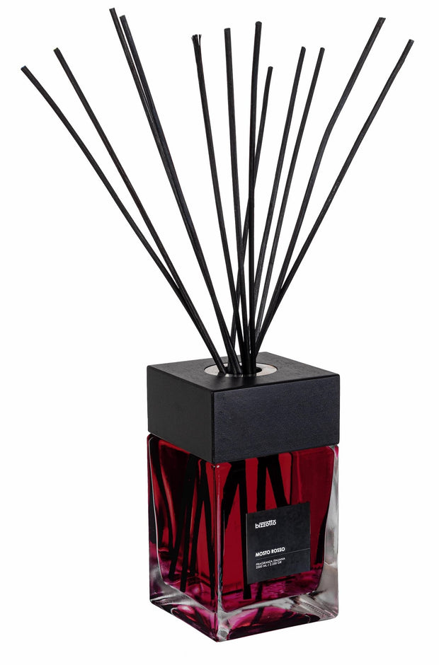 Bizzotto Diffusore Aromatherapy con Bastoncini Mosto Rosso Red Must