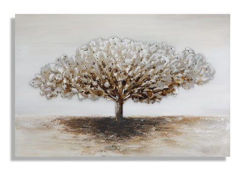 Mauro Ferretti Dipinto Su Tela Albero Alluminium -A-cm 120x3,8x80