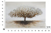Mauro Ferretti Dipinto Su Tela Albero Alluminium -A-cm 120x3,8x80
