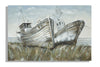 Mauro Ferretti Dipinto Su Tela Barche cm 120x3,7x80
