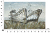 Mauro Ferretti Dipinto Su Tela Barche cm 120x3,7x80
