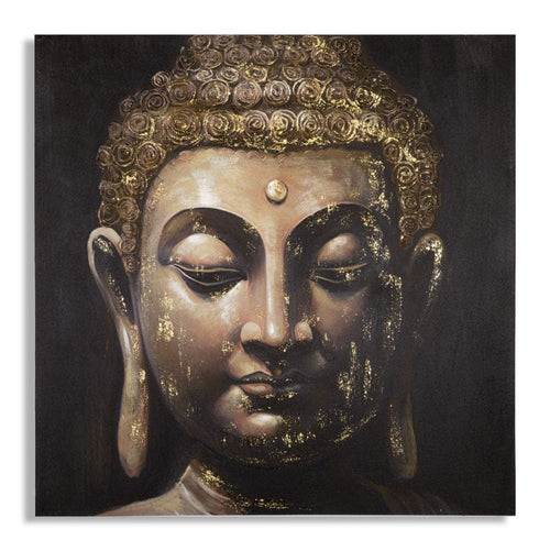 Mauro Ferretti Dipinto Su Tela Buddha -B- cm 100x3x100