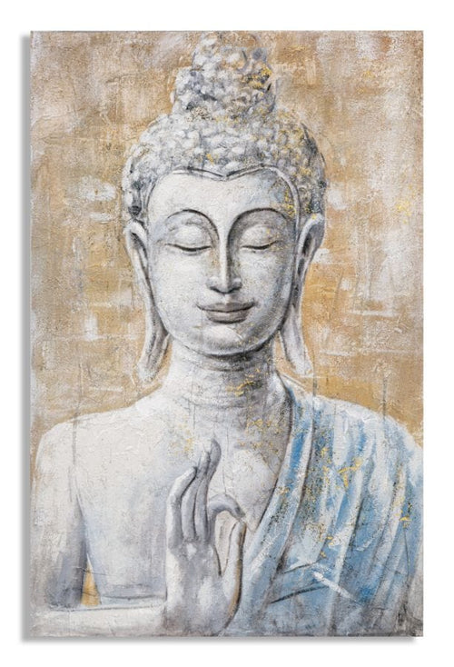 Mauro Ferretti Dipinto Su Tela Buddha Light -B- cm 80x3x120