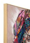 Mauro Ferretti Dipinto Su Tela C/Cornice Alexandra -A- cm 92x4,5x122