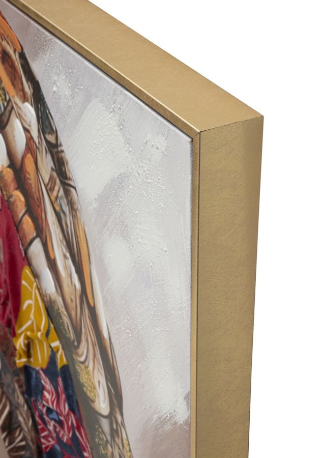 Mauro Ferretti Dipinto Su Tela C/Cornice Alexandra -B- cm 92x4,5x122