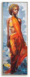 Mauro Ferretti Dipinto Su Tela C/Cornice Daphne -A- cm 52x4,5x152