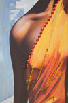 Mauro Ferretti Dipinto Su Tela C/Cornice Daphne -B- cm 52x4,5x152