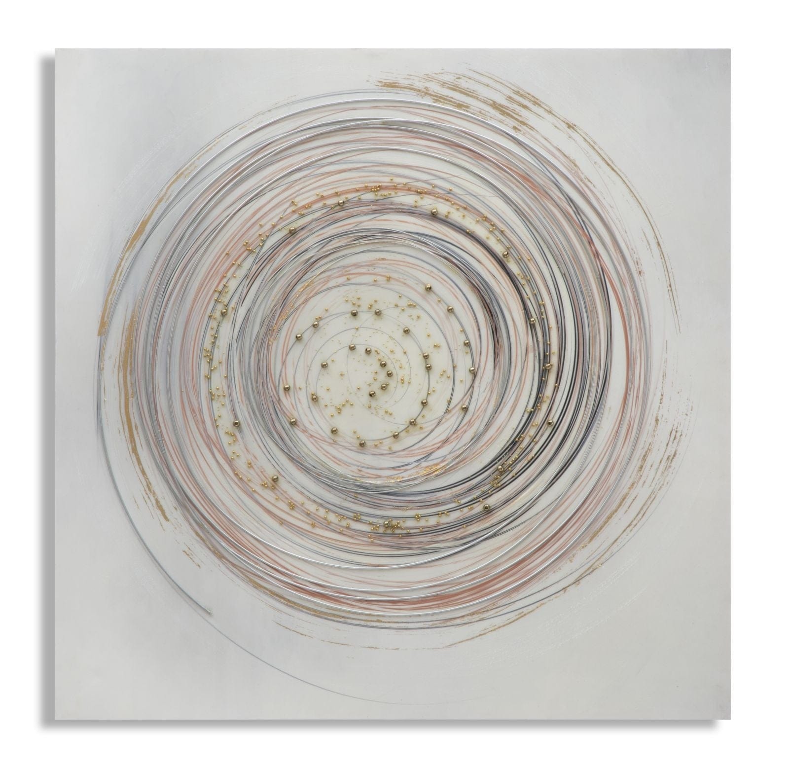 Mauro Ferretti Dipinto Su Tela Circle -A- cm 80x2,8x80
