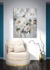Mauro Ferretti Dipinto Su Tela Crem Flower cm 80x3,7x100