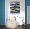 Mauro Ferretti Dipinto Su Tela Dark Blue cm 60x2,7x80