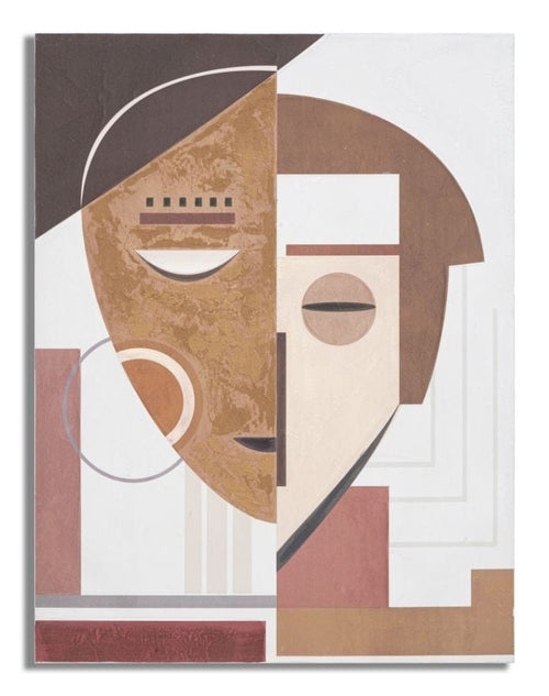 Mauro Ferretti Dipinto Su Tela Ethnic Face cm 60x2,7x80