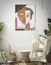 Mauro Ferretti Dipinto Su Tela Ethnic Face cm 60x2,7x80