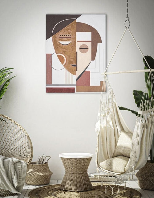Mauro Ferretti Dipinto Su Tela Ethnic Face cm 60x2,7x80