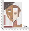 Mauro Ferretti Dipinto Su Tela Ethnic Face cm 60x2,7x80
