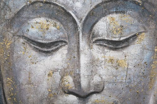 Dipinto Su Tela Face Buddha Light -A- cm 80x3x120 (1)