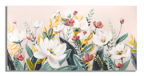 Mauro Ferretti Dipinto Su Tela Florville cm 120x2,8x60