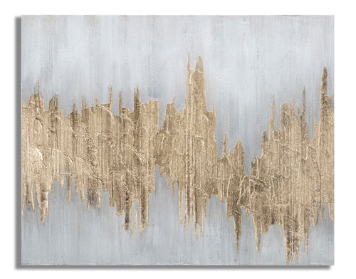 Mauro Ferretti Dipinto Su Tela Goldage cm 100x2,8x80