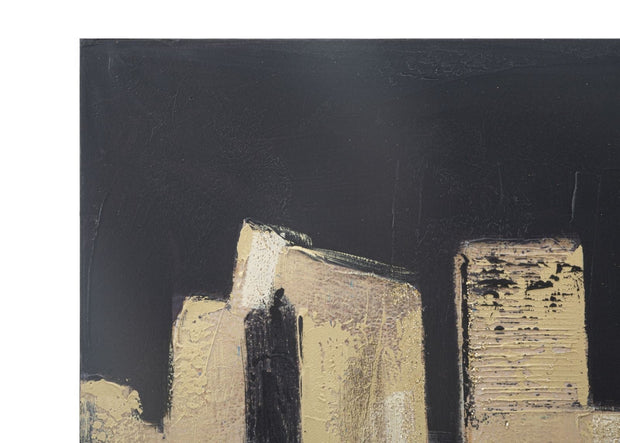 Mauro Ferretti Dipinto Su Tela Golden City cm 150x3,8x70