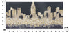 Mauro Ferretti Dipinto Su Tela Golden City cm 150x3,8x70