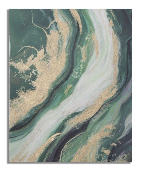Mauro Ferretti Dipinto Su Tela Greenery cm 80x2,8x100