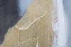 Mauro Ferretti Dipinto Su Tela Grey/Gold cm 80x2,8x100