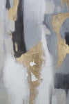 Mauro Ferretti Dipinto Su Tela Grey/Gold cm 80x2,8x100