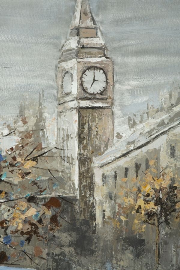 Mauro Ferretti Dipinto Su Tela London cm 120x3,7x80