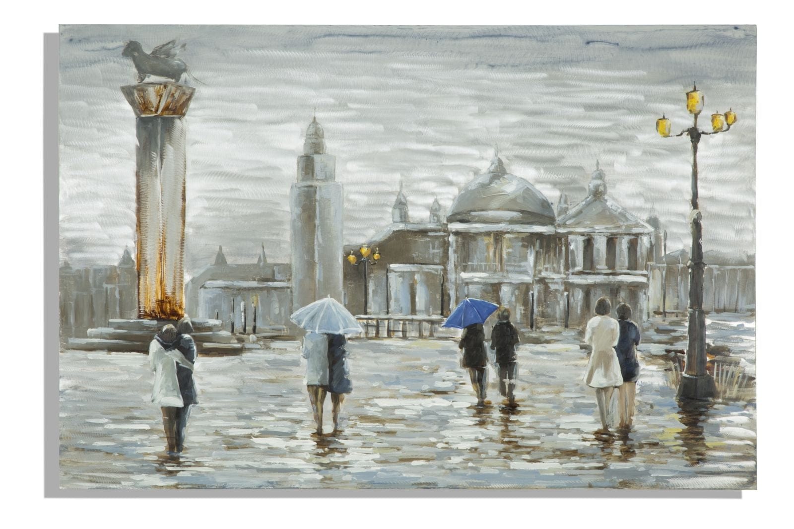 Mauro Ferretti Dipinto Su Tela Old City cm 120x3,7x80