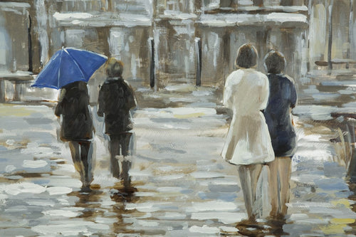 Mauro Ferretti Dipinto Su Tela Old City cm 120x3,7x80