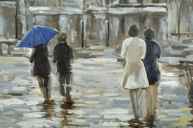 Mauro Ferretti Dipinto Su Tela Old City cm 120x3,7x80