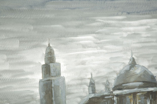 Mauro Ferretti Dipinto Su Tela Old City cm 120x3,7x80