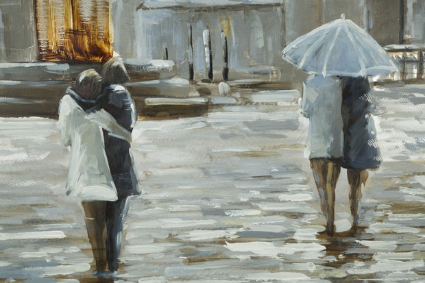 Mauro Ferretti Dipinto Su Tela Old City cm 120x3,7x80