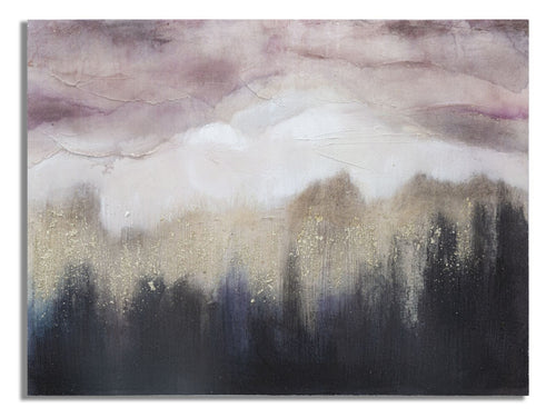 Mauro Ferretti Dipinto Su Tela Pink Mountain cm 80x2,7x60