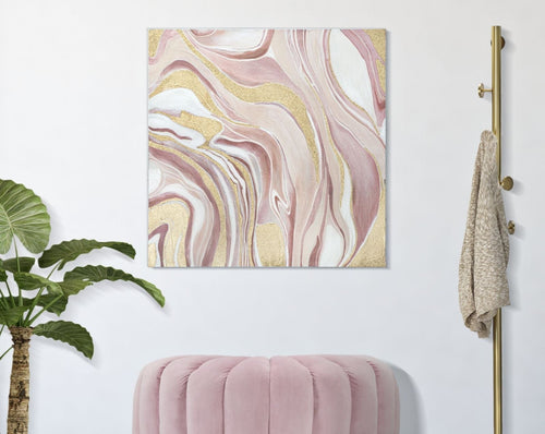 Mauro Ferretti Dipinto Su Tela Pinkly cm 80x2,8x80