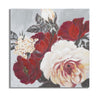 Mauro Ferretti Dipinto Su Tela Red Flower Square cm 90x3,7x90
