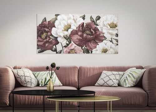 Mauro Ferretti Dipinto Su Tela Red Flowy -A- cm 120x3,7x60