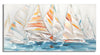 Mauro Ferretti Dipinto Su Tela Regata cm 140x2,8x70