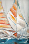 Mauro Ferretti Dipinto Su Tela Regata cm 140x2,8x70