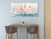 Mauro Ferretti Dipinto Su Tela Regata cm 140x2,8x70