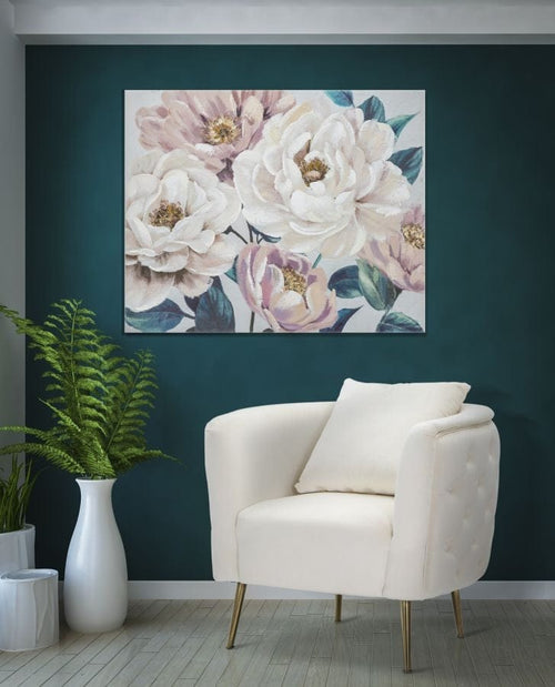 Mauro Ferretti Dipinto Su Tela Soft Flower cm 100x3,7x80
