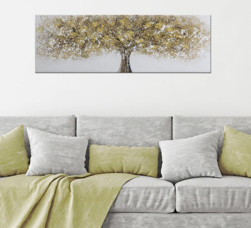 Mauro Ferretti Dipinto Su Tela Super Tree -A- cm 180x3,8x60