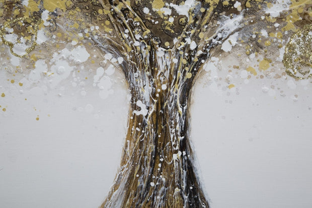 Mauro Ferretti Dipinto Su Tela Super Tree -A- cm 180x3,8x60
