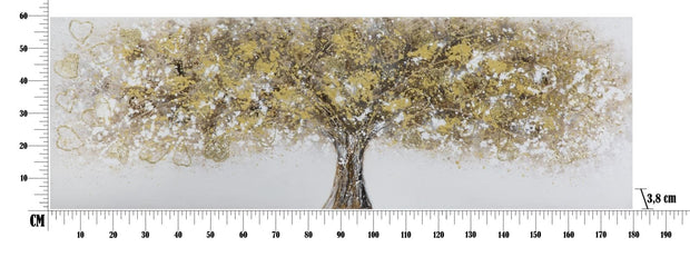Mauro Ferretti Dipinto Su Tela Super Tree -A- cm 180x3,8x60