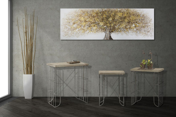 Mauro Ferretti Dipinto Su Tela Super Tree -B- cm 180x3,8x60
