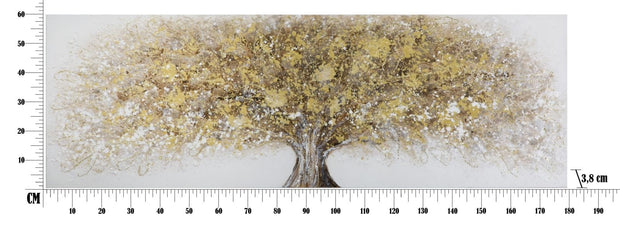 Mauro Ferretti Dipinto Su Tela Super Tree -B- cm 180x3,8x60