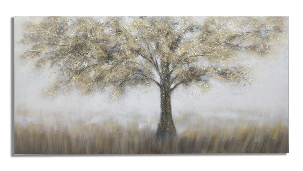 Mauro Ferretti Dipinto Su Tela Tree Dark -A- cm 140x3,8x70