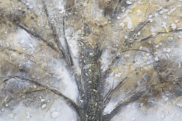 Mauro Ferretti Dipinto Su Tela Tree Dark -A- cm 140x3,8x70
