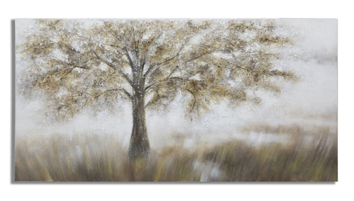 Mauro Ferretti Dipinto Su Tela Tree Dark -B- cm 140x3,8x70