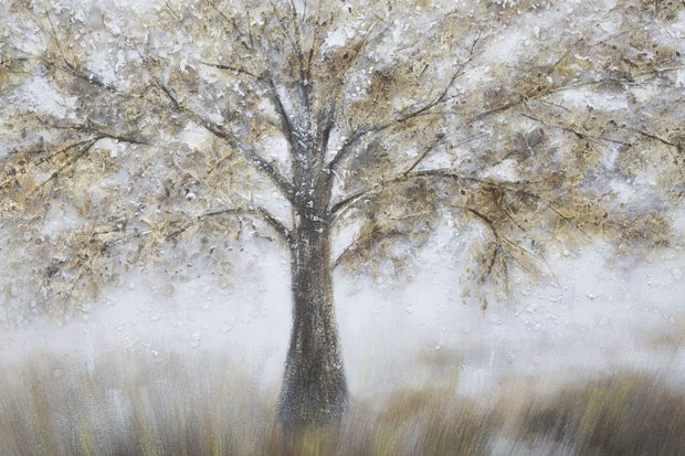 Mauro Ferretti Dipinto Su Tela Tree Dark -B- cm 140x3,8x70