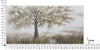 Mauro Ferretti Dipinto Su Tela Tree Dark -B- cm 140x3,8x70